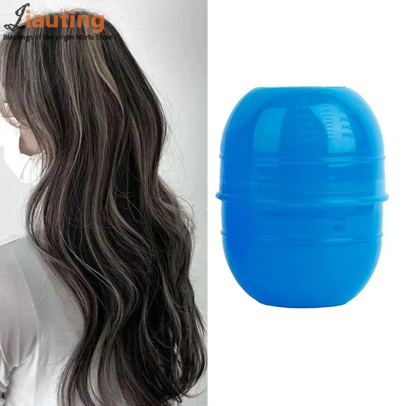 Copo de cor de tintura de cabelo creme de cabelo matiz shaker misturador copo com escala de medição tingimento coloração cabeleireiro estilo acessórios