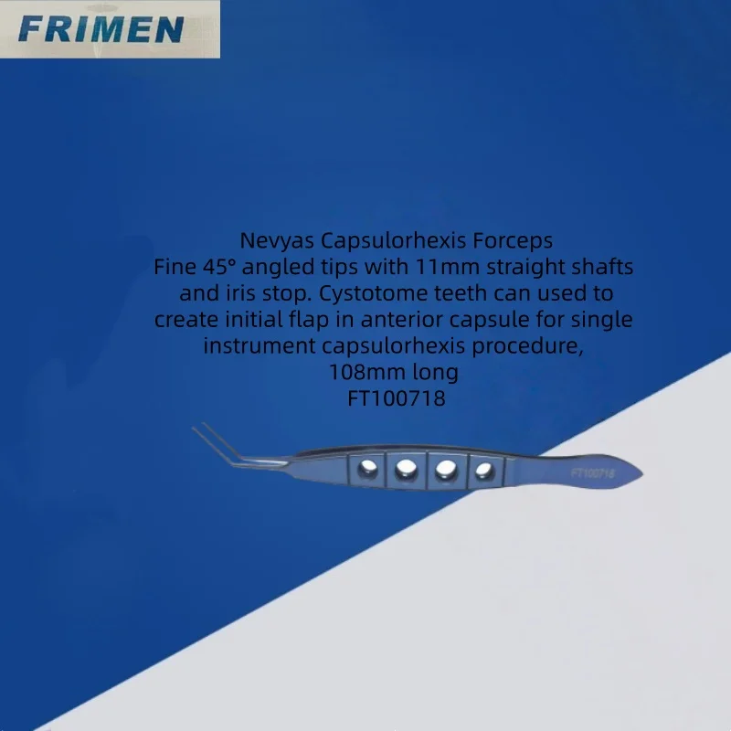 Ophthalmologische Instrumente Nevyas Kapsulorhexis Pinzette
