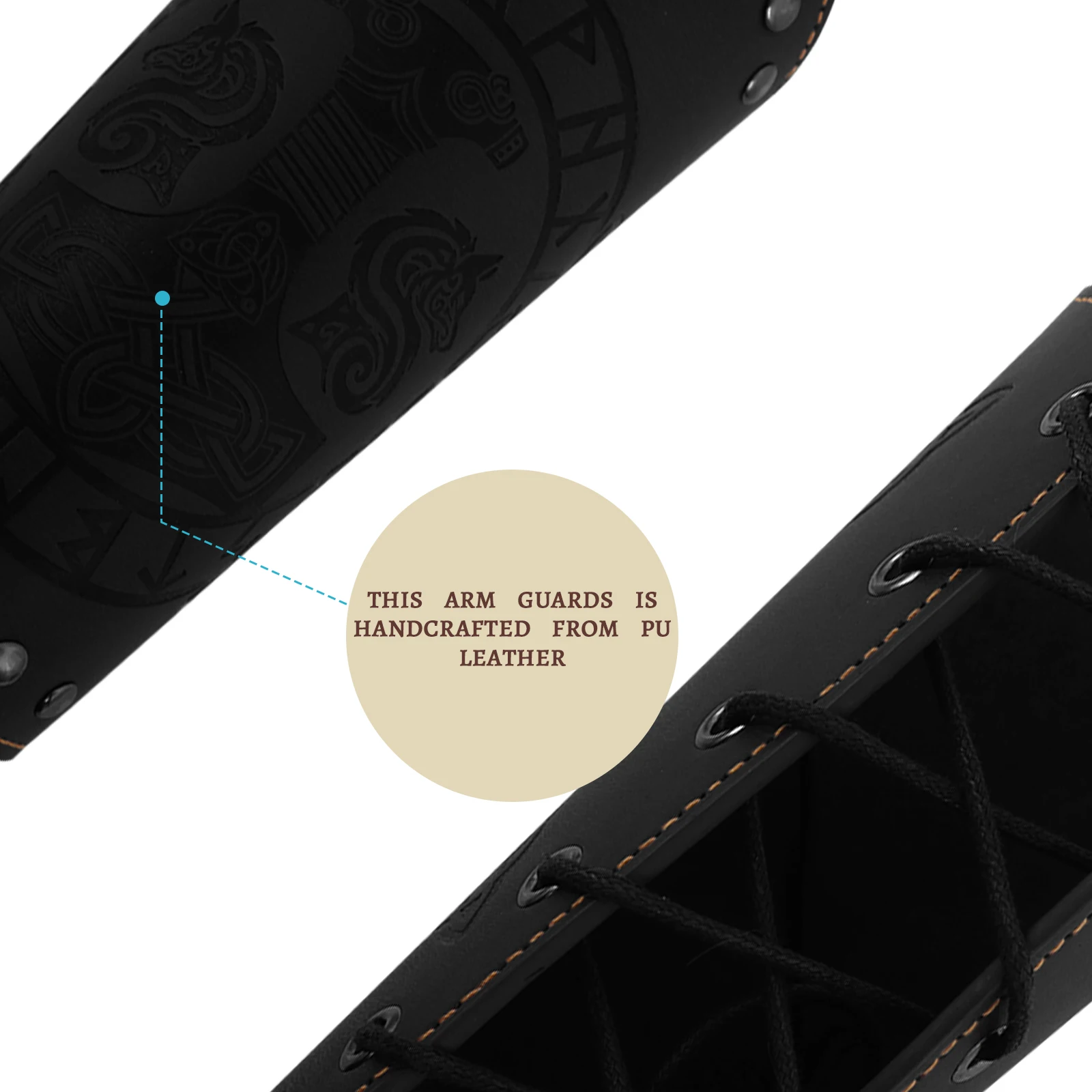 Cinturón ancho Medieval con cordones para mujer, pulsera Retro en relieve de cuero PU, armadura de caballero, Reina, accesorios de Cosplay de Guerrero