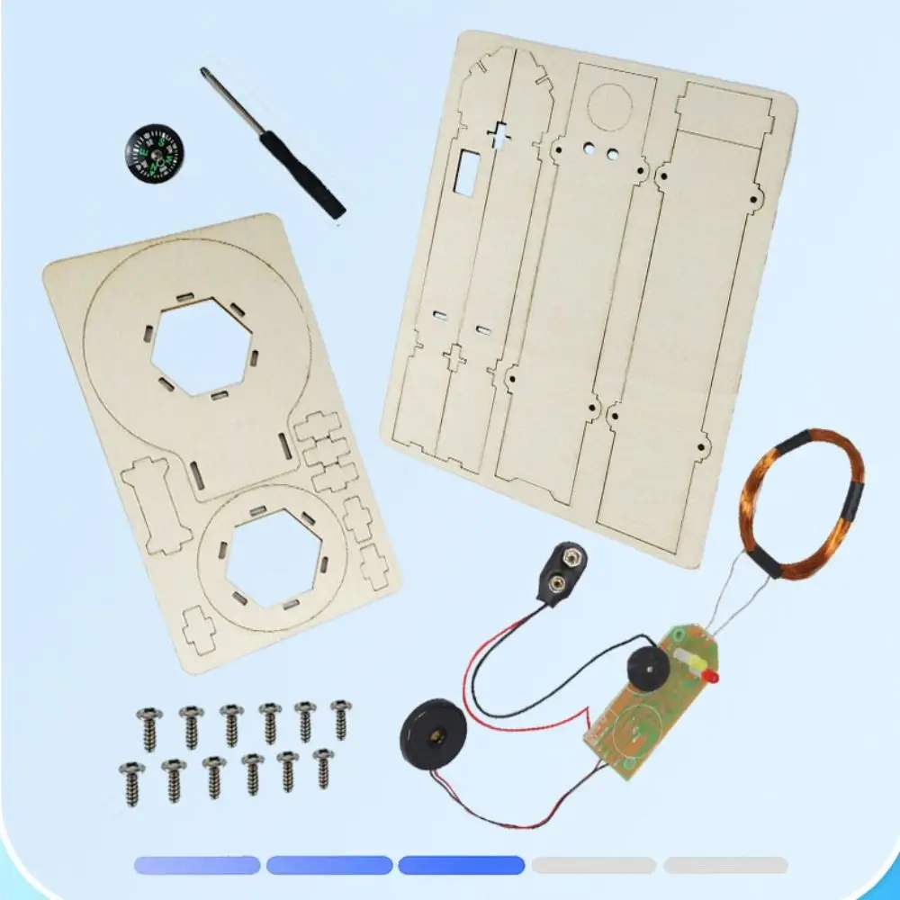 High Sensitivity Metal Detector Toy 360° Scan Multifunctional Scientific Experiment Set Professional Portable