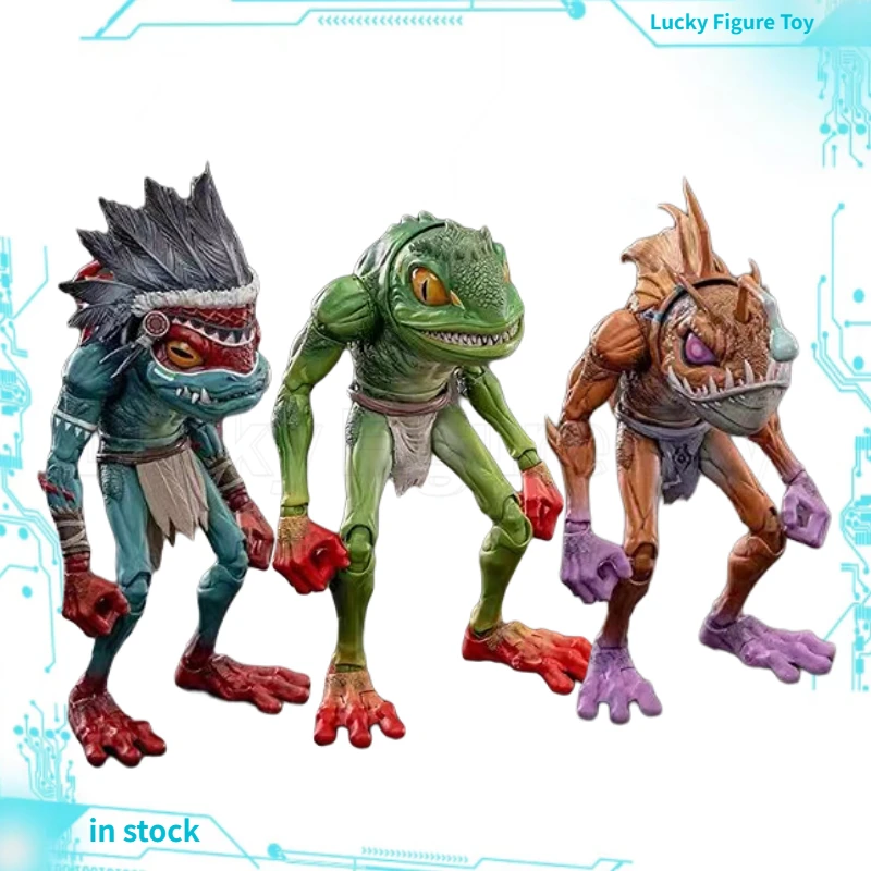 Mithril Action 1/10 Mini Fish Monster Action Figure No.01 Bladewave Defender No.02 Abyssal Archer No.03 Murloc Chief Anime Toys