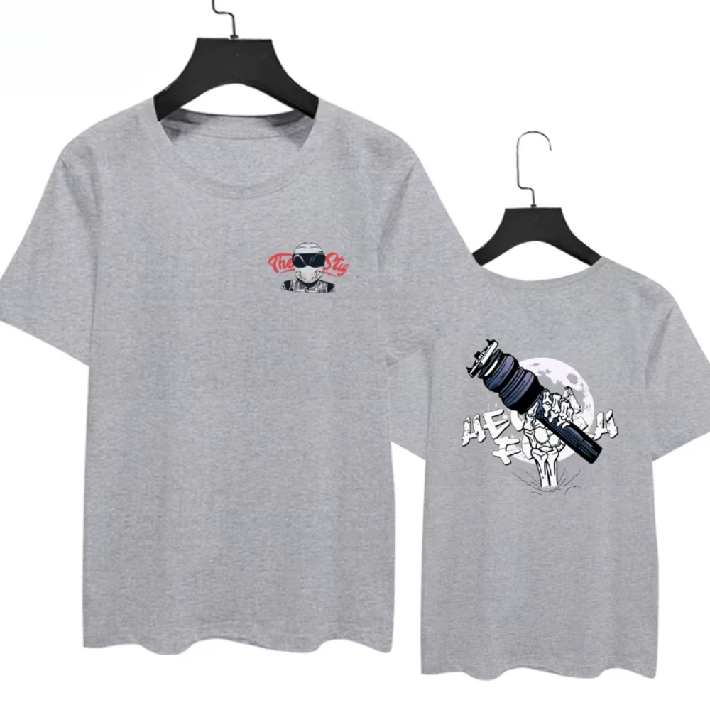 2026 Vintage Car Modification Shock Absorber Graphic T Shirt, Pure Cotton Short Sleeve Racing Casual Tops for Kids Adults