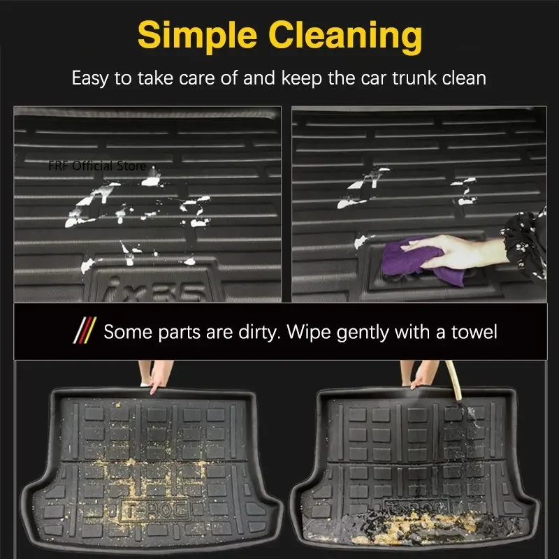 EVA Rear Trunk Mat for Toyota C-HR C HR CHR 2018 2019 2020 2021 2022 Accessorie Floor Tray Liner Cargo Boot Floor Carpet Mud Mat