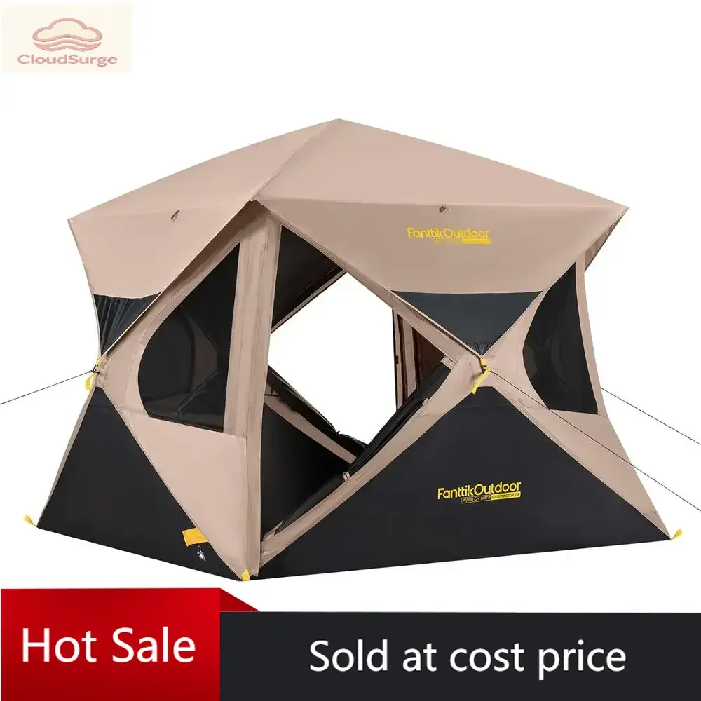 

Акция: ограниченное предложение по цене! Портативная палатка-кабина для 4 человек с быстрой установкой для кемпинга и приключений на природе.