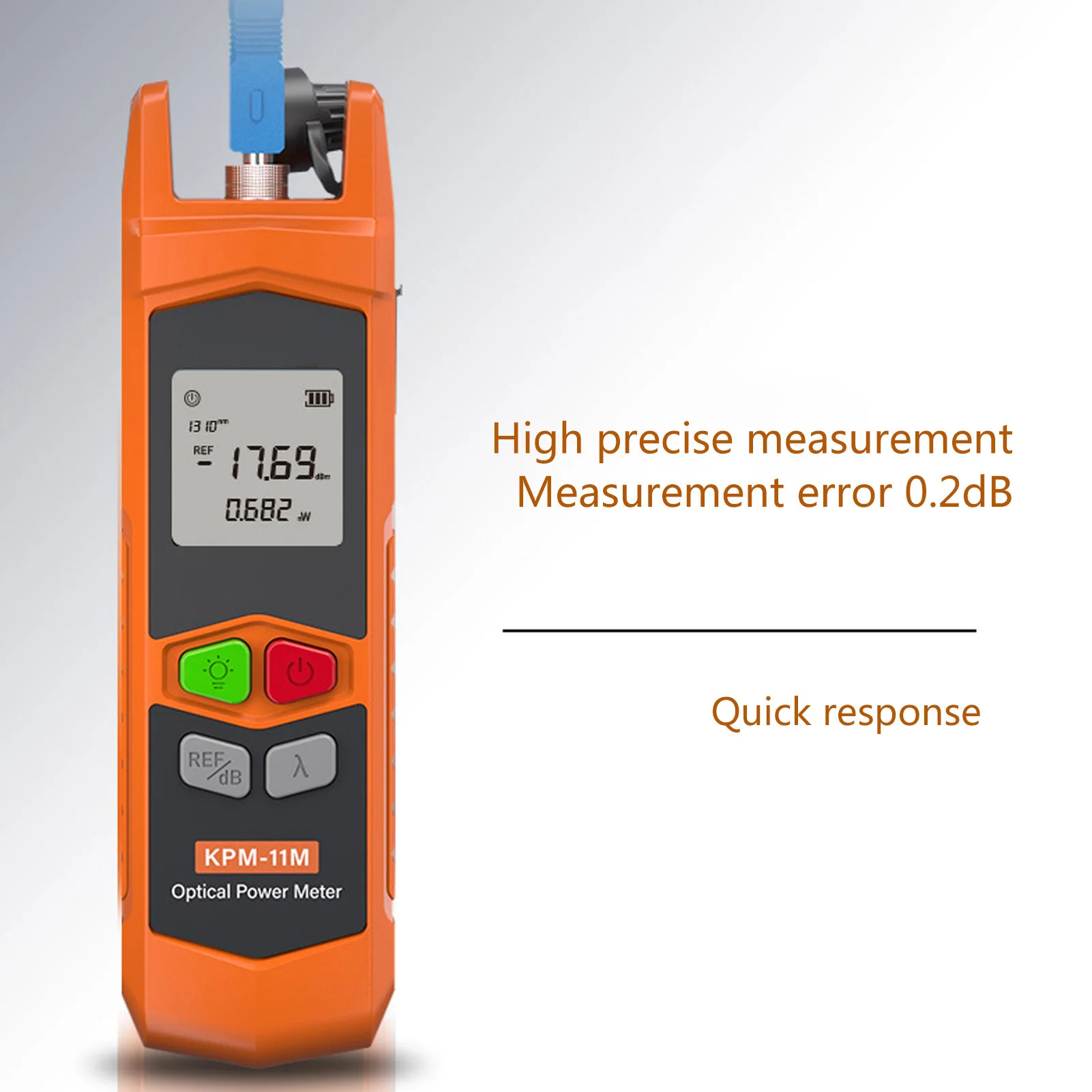 Optical Power Detector Fiber Optical Power Meter 2.5mm Universal Interface Mini Portable with Self Calibration for Maintenance
