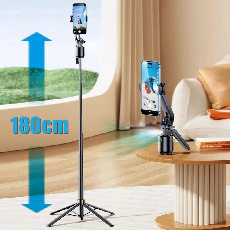 

Алюминиевый штатив-монопод для селфи с поворотом на 360 градусов ° Стабилизаторы с функцией распознавания лиц, многофункциональный держатель для телефона с дистанционным управлением для съемки