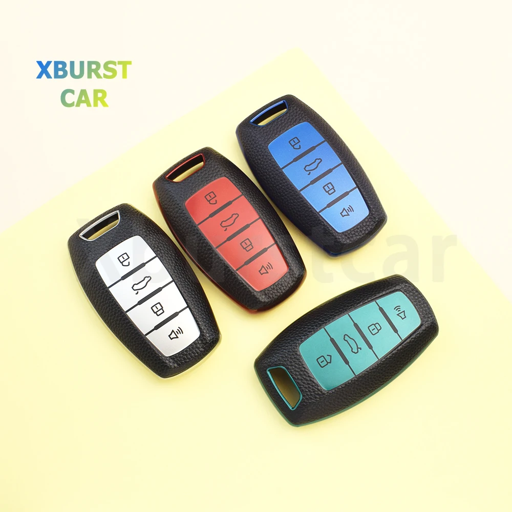 

4 Buttons Auto Shell Fob Bag Keyless TPU Leather Car Key Case Cover for Haval F7 H6 Jolyon F7H Dargo Jolion Joico Jollein