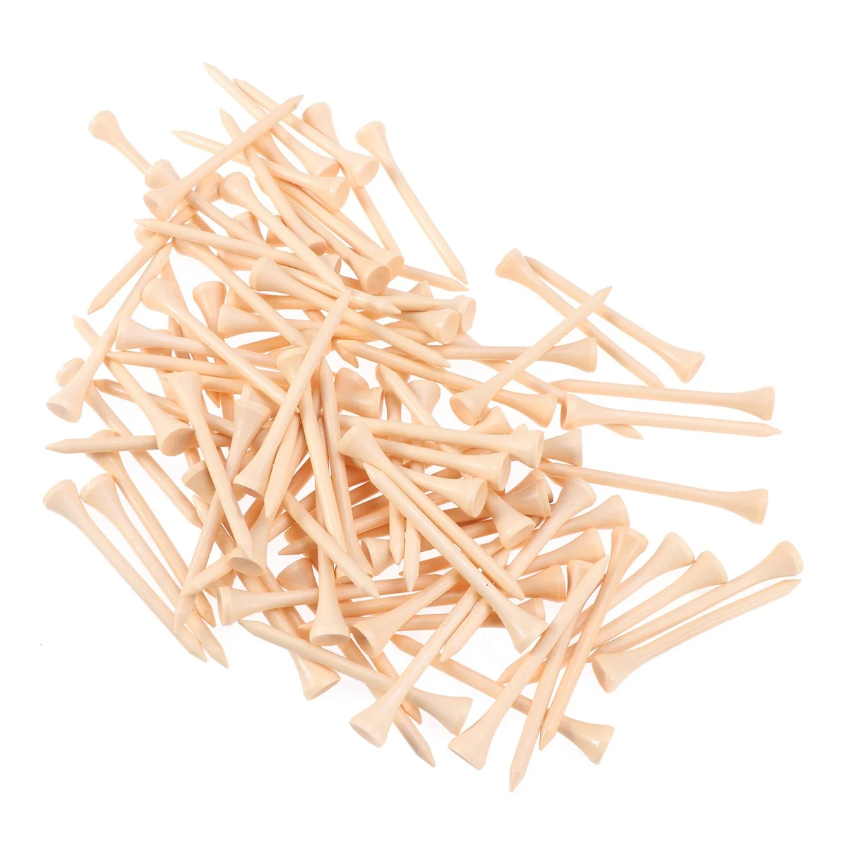 100 قطعة 8.3 سنتيمتر غير قابلة للكسر تيز تصميم مريح هيكل ثابت الملعب شوكة أداة هدية لعشاق لوازم الغولف تيز خشبية #3