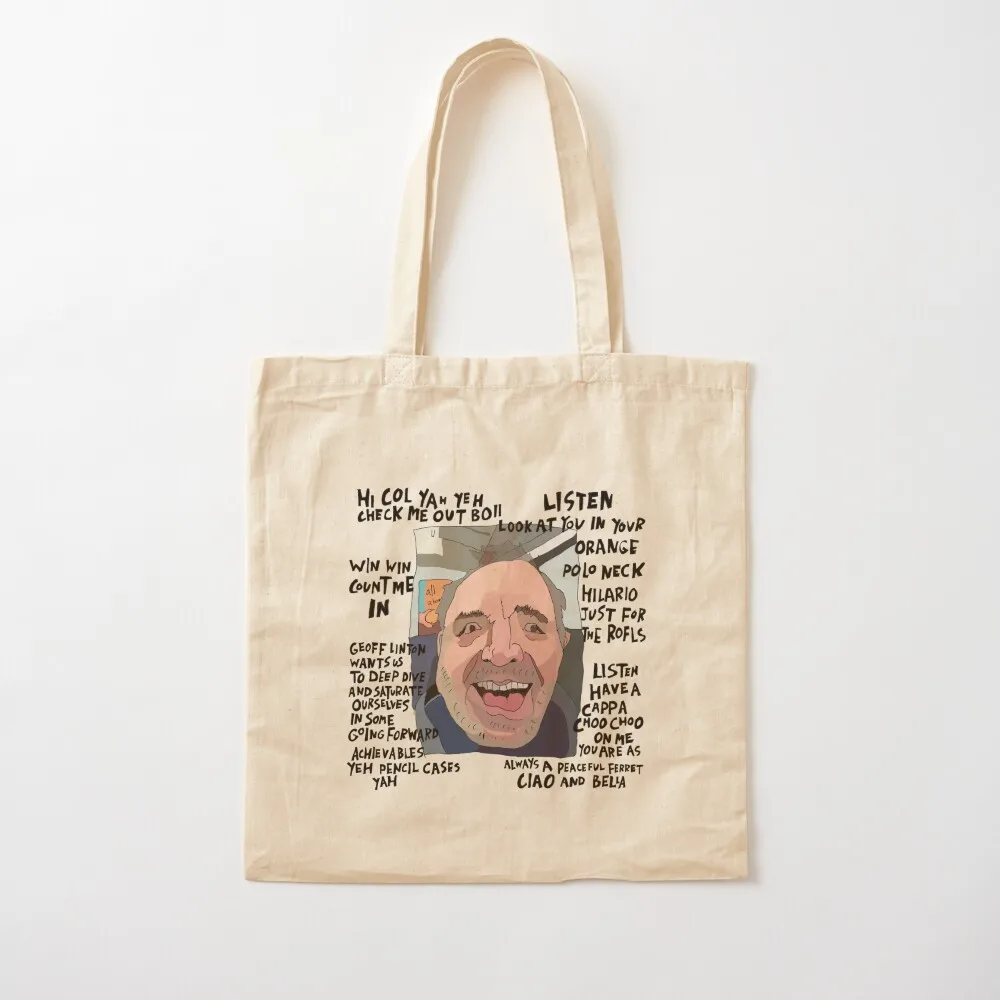 Train Guuuy Yah [Bob Mortimer] Tote Bag large size bags free delivery bags