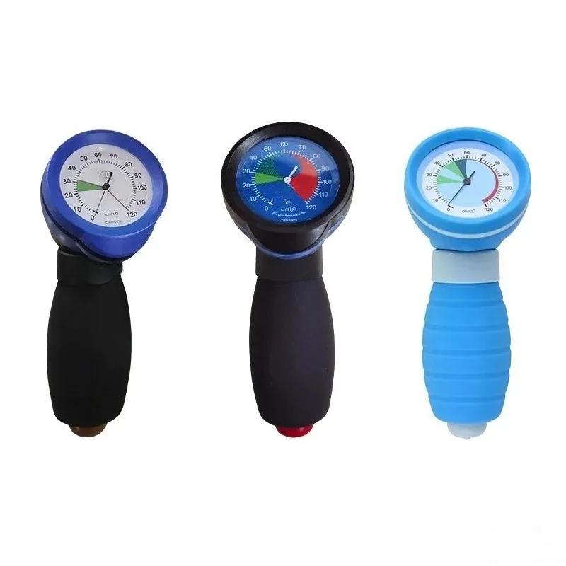 handheld airbag pressure gauge, measuring endotracheal intubation cuff pressure detector