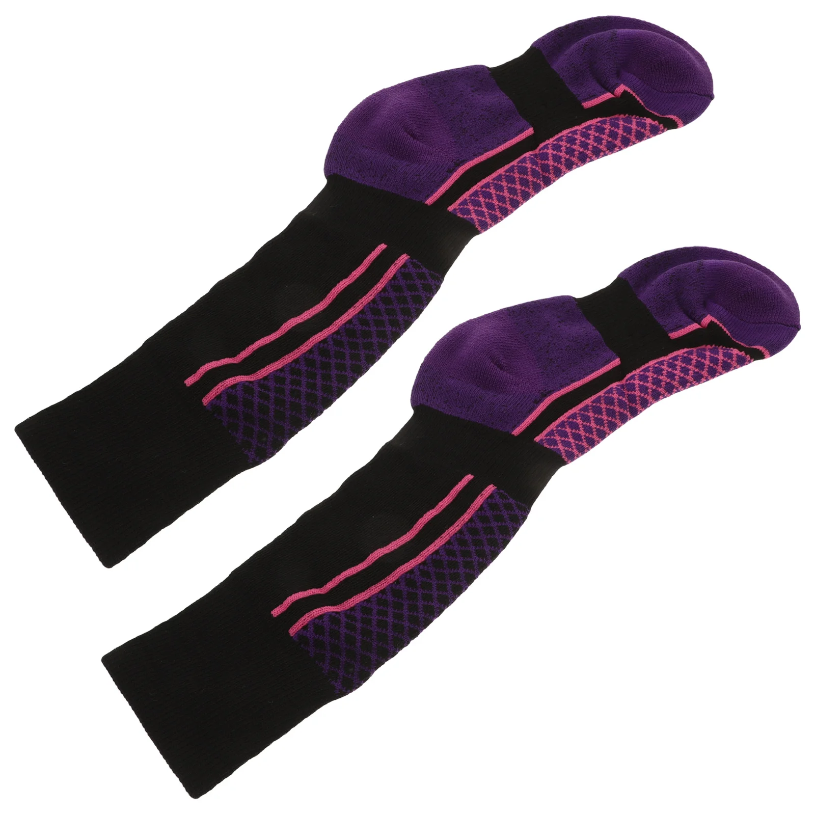 

1 Pair High Tube Equestrian For Kids Breathable Thick Cushioned Bottom Sports Socks Hiking Cycling Biking Soccer Basketball