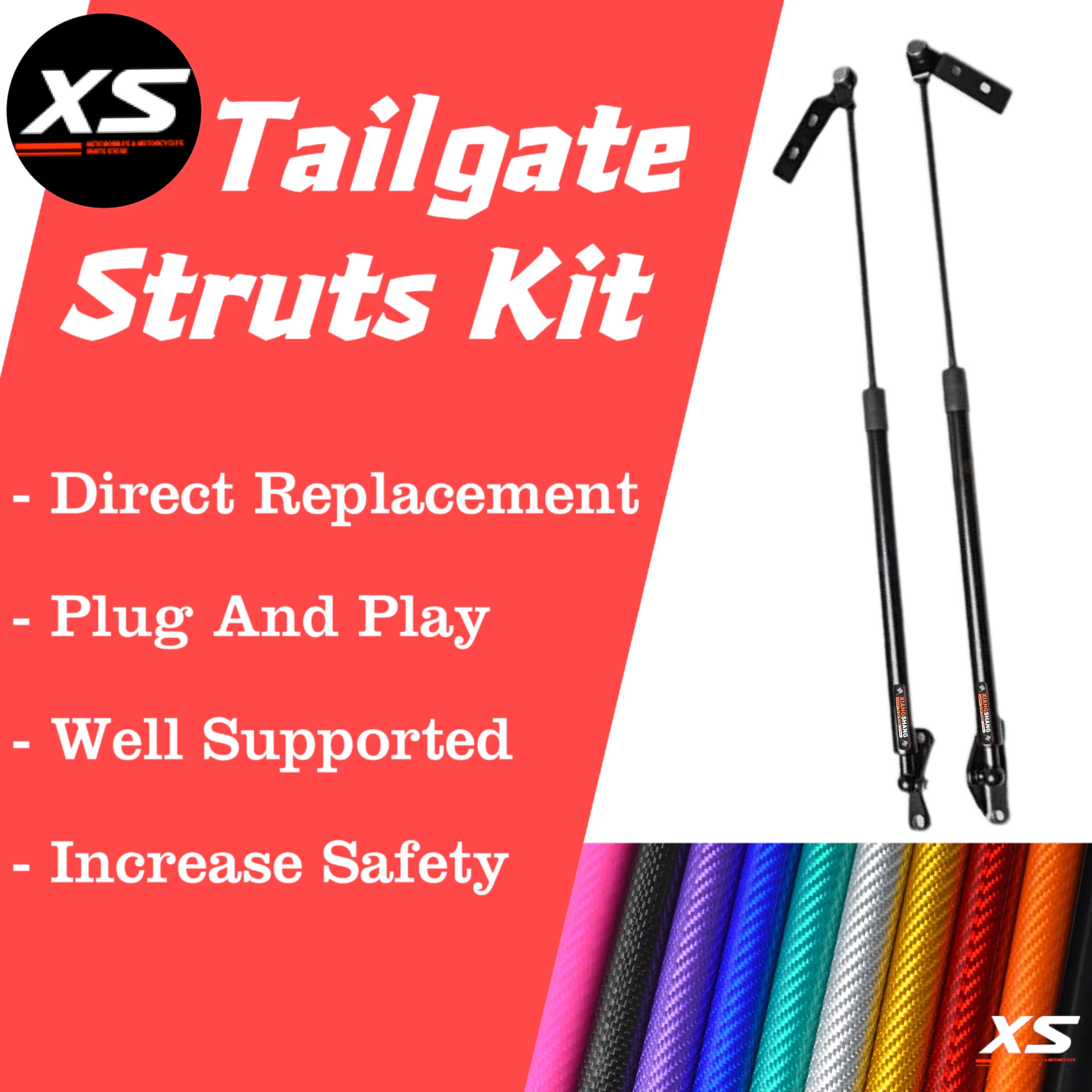 For Suzuki Swift HT51S / Ignis FH MH 2000-2008 Chevrolet Cruze Rear Tailgate Boot Lift Support Damper Struts Shocks Pistons Rod