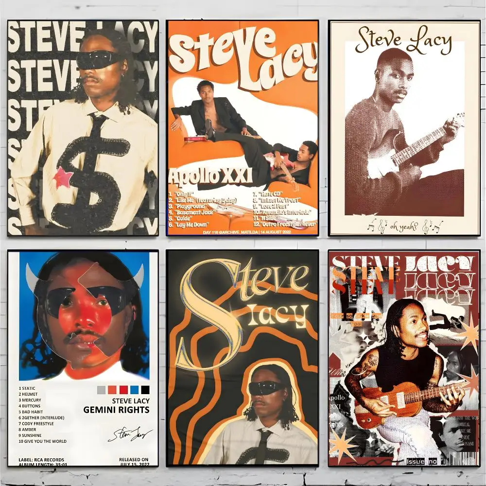 singer alternative S-Steve Lacy Poster Premium Decor Art & Gift for Household Lounge Home Ornaments