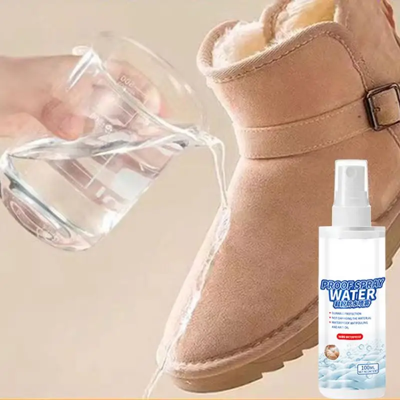 Water Stain Shoe Protector 100ml Nanotechnology Waterproof Shoes and Boots Spray Multipurpose anti dirty spray for Snow Boots