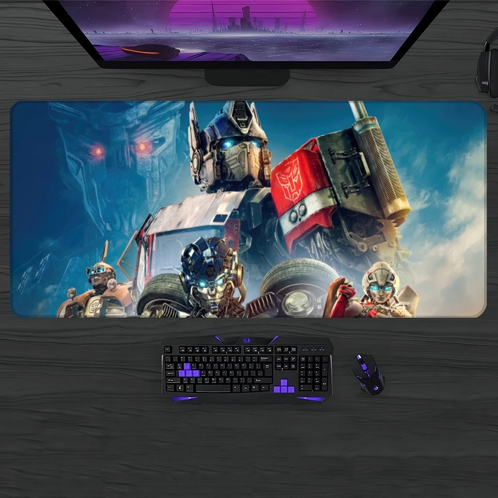 

T-Transformers Автобот Коврик для мыши Геймер ПК Игровые аксессуары Резиновый коврик XXL Коврики для стола Коврик для клавиатуры Mause Ноутбуки