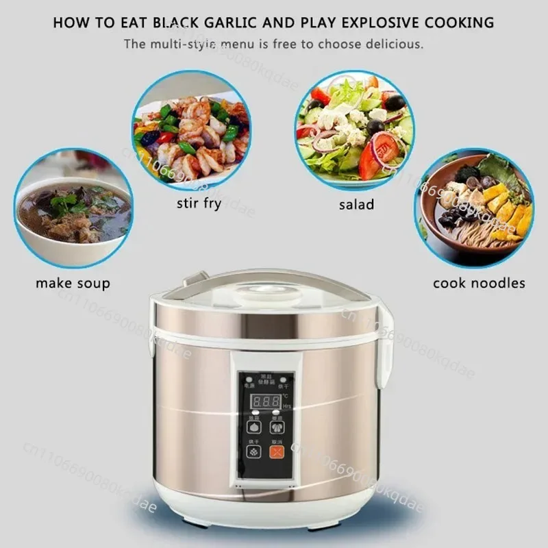 5L Automatic Black Garlic Fermentation Machine AZK115 Fermentation Pot Household Homemade Black Garlic Machine 220V