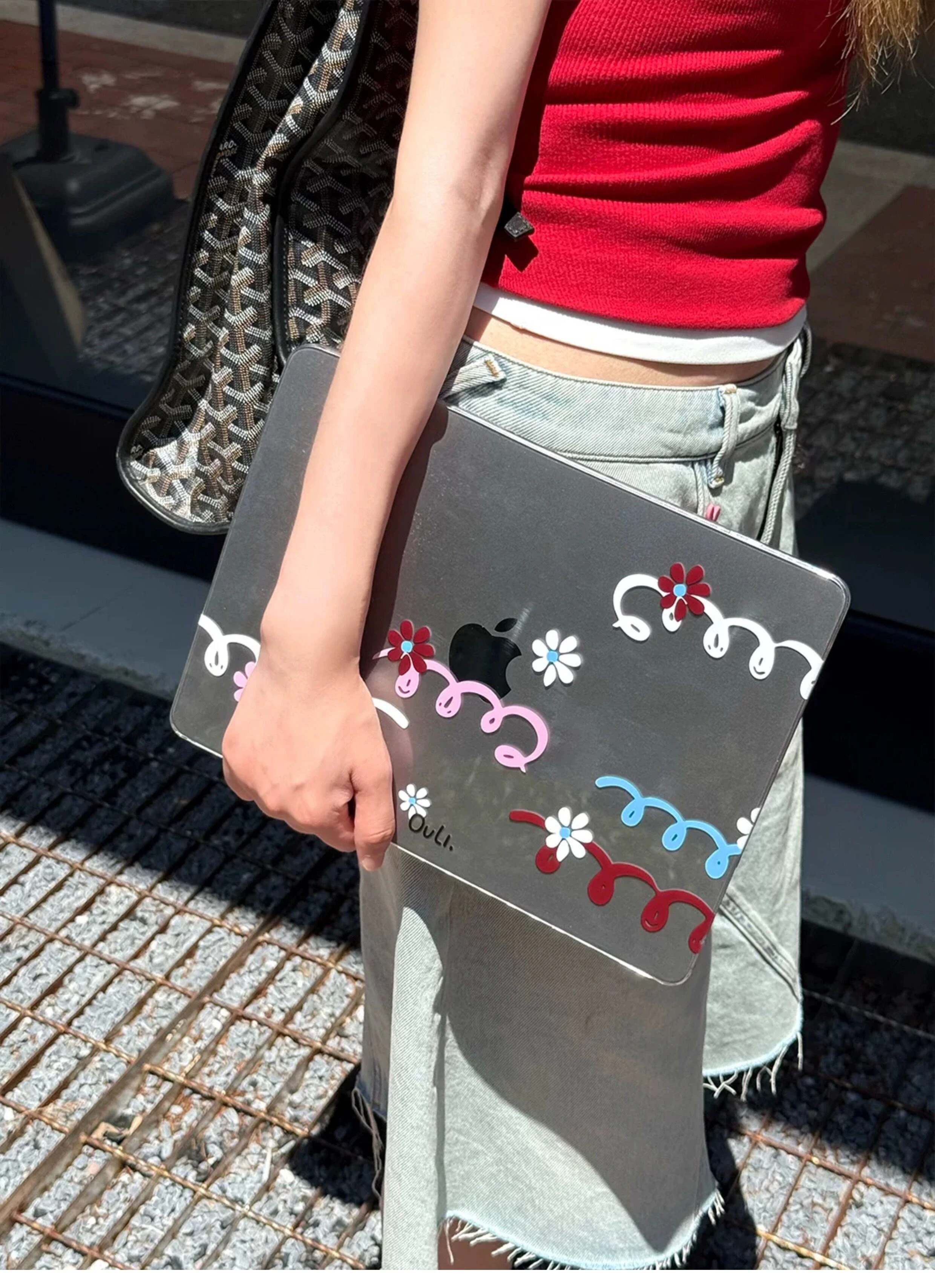 Ins Colorful Flower Clear Laptop Case For Macbook Neo13 A3404 2026 New Air Pro 13 14 15 16 M1 M2 M3 M4 M5 Chip For MacBook Cover