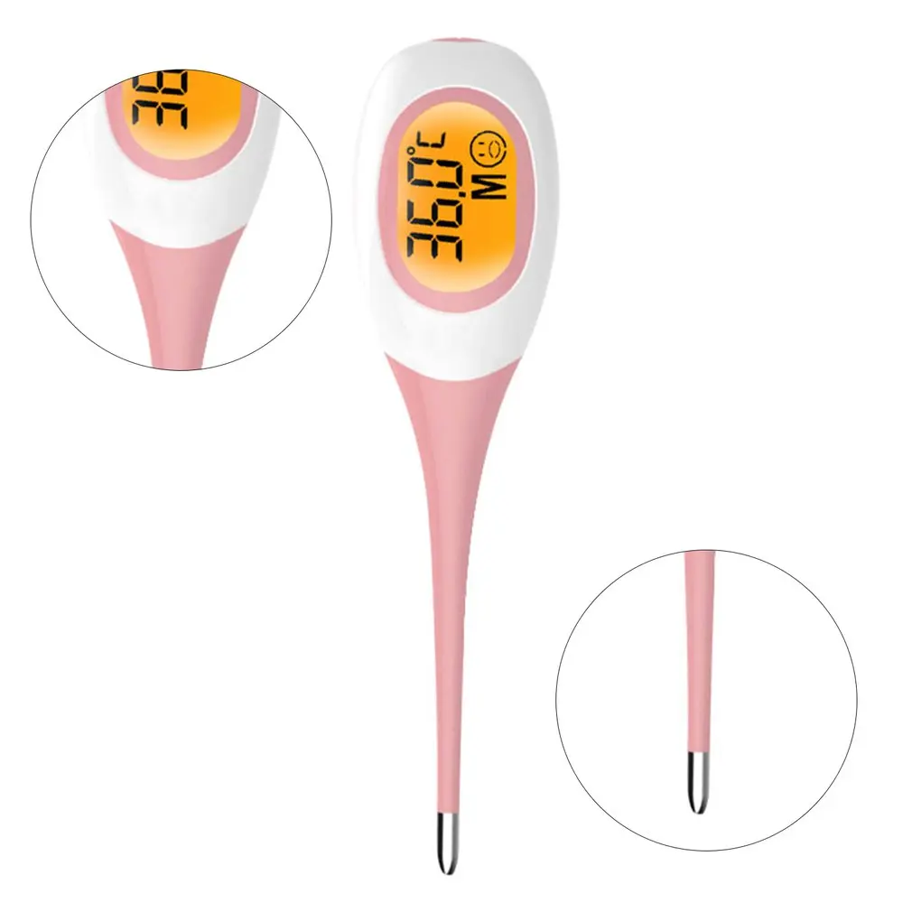 Therye.com-Mesure rapide de la fièvre, médical, domestique, numérique, LCD, tête souple, 8 secondes, mesure du corps de l'enfant, marchandises