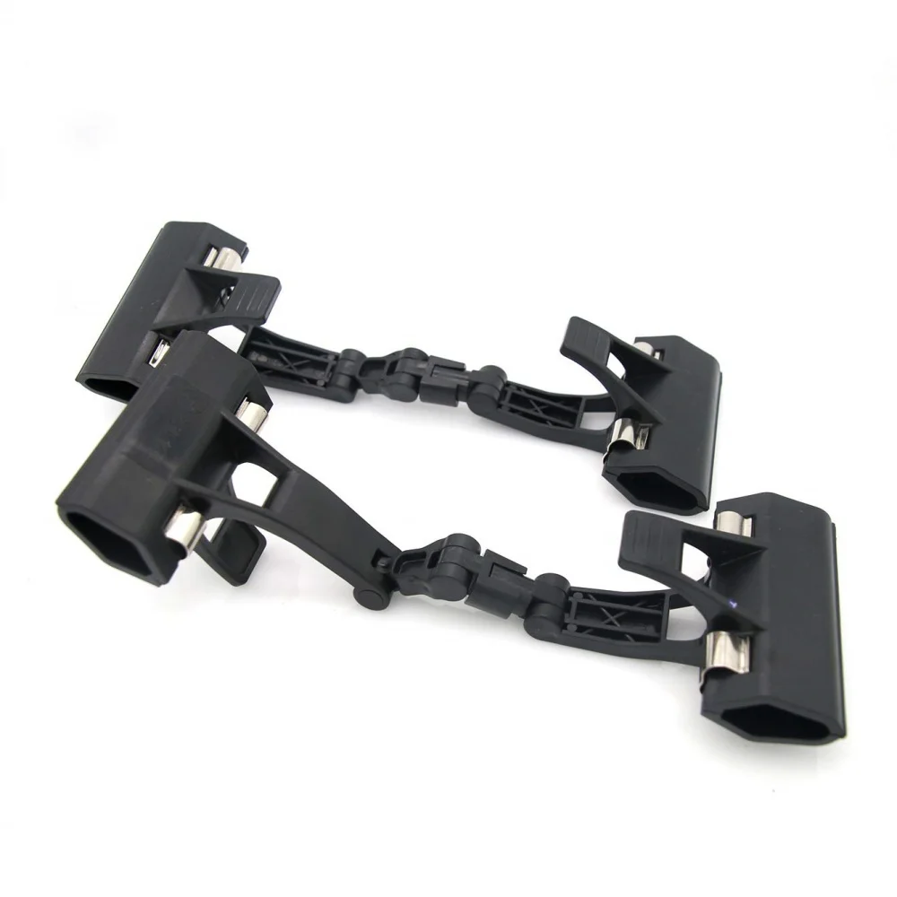 Adjustable Double Head Easel Clip, Foldable Swivel Painting Holder for Canvas Drawing, Pack of 2 Black Art Sketching Clamps