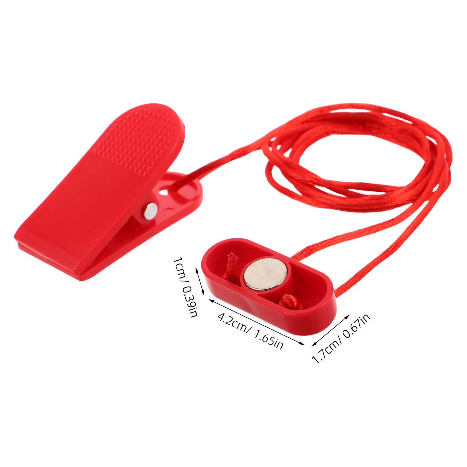 Universal Treadmill Safety Key Emergency Stop Switch Clip Start Running Machine Replacement Safety Accessories