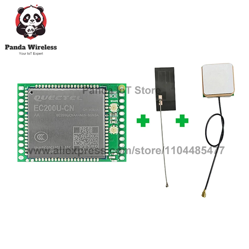 وحدة Quectel EC200UCNAA 4G لوحة تطوير أساسية LTE CAT4 GNSS مع معالج بطاقة الرسومات النطاق العالمي GPS متوافق
