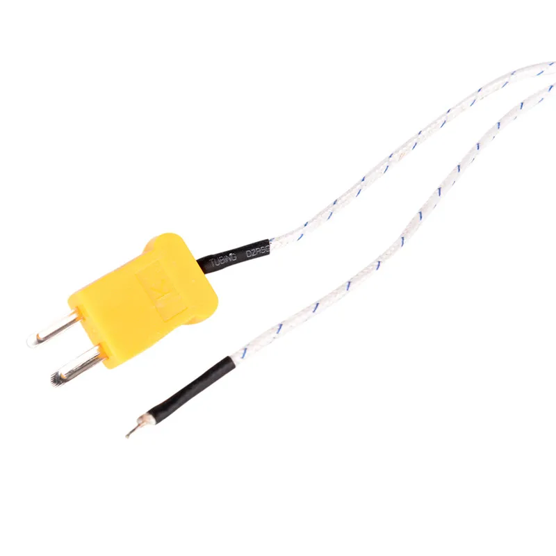 1Pcs K Type Thermometer Line Test 1M-3M Length Wire Temperature Thermocouple Sensor Probe Tester Line Multimeter Tester Line