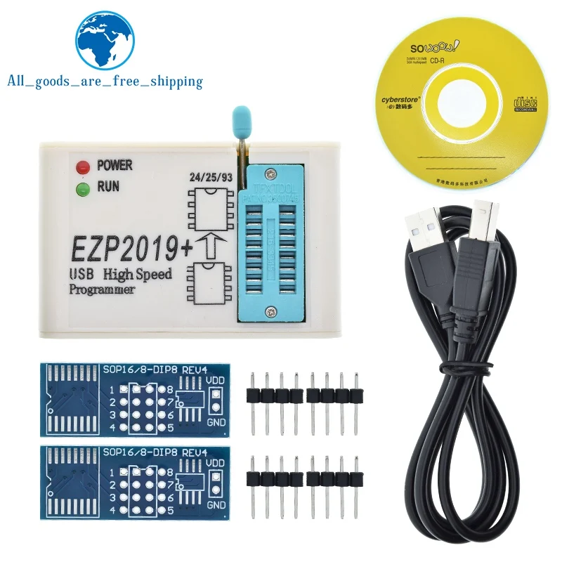 TZT Factory Original EZP2019 High Speed Programmer Support 24 25 26 93 EEPROM 25 flash bios