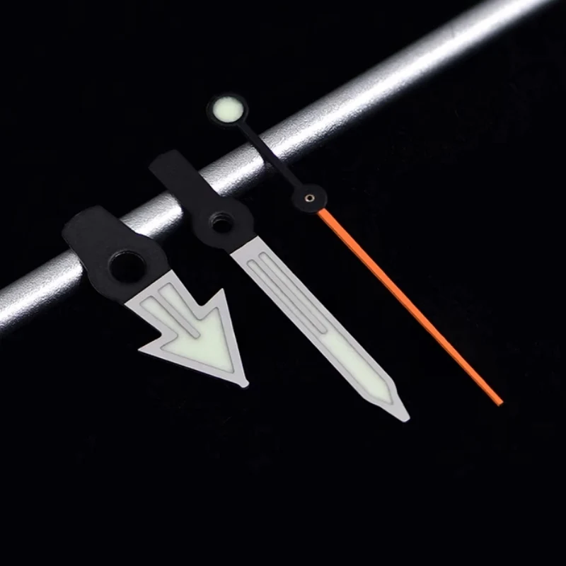 Mod Argento Rosso SKX007 C3 Lancette dell'orologio super luminose per SKX007 SRP777 Orologio subacqueo NH35 NH36 Movimento