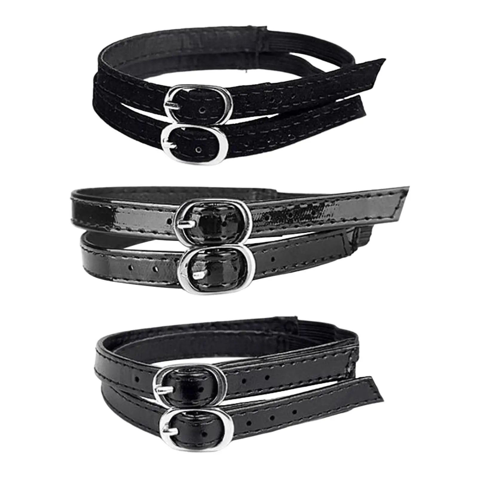 Detachable Elastic Shoe Straps Band Transparent Shoelace for Women Heels Replacement Repair Accessories