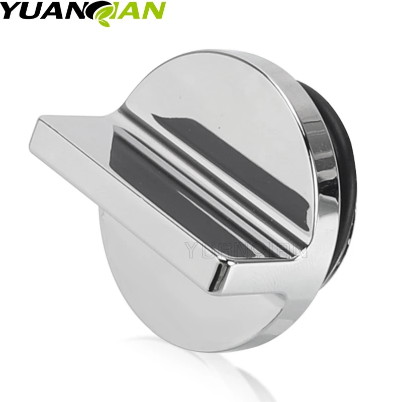 دراجة نارية لكاواساكي نينجا ZX-14R 2012-2013-2014-2015-2016-2017-2018-2019 كروم البليت زيت الحشو غطاء النفط المسمار الملحقات