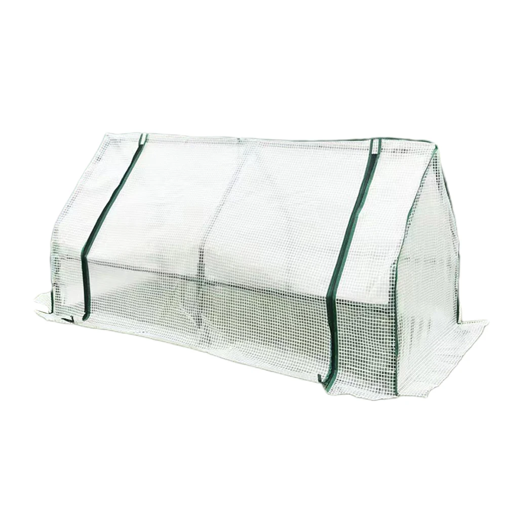 

1pc Greenhouse Cover Small Grow Tunnel Outdoor Garden Greenhouse Reinforced Cover Warm House Without Bracket Garden Tool