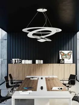 Italy Modern Minimalist Aluminum Chandeliers Elegant Home Decor Home Appliances Classical LED Indoor Main Lamps For Living Room