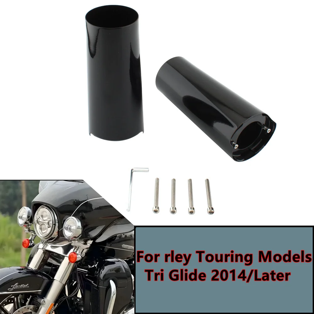 

for Harley Touring Electra Street Tri Glide 2014 2015 2016 2017 2018 2019 2020 1Pair Motorcycle Front Fork Boot Slider Covers
