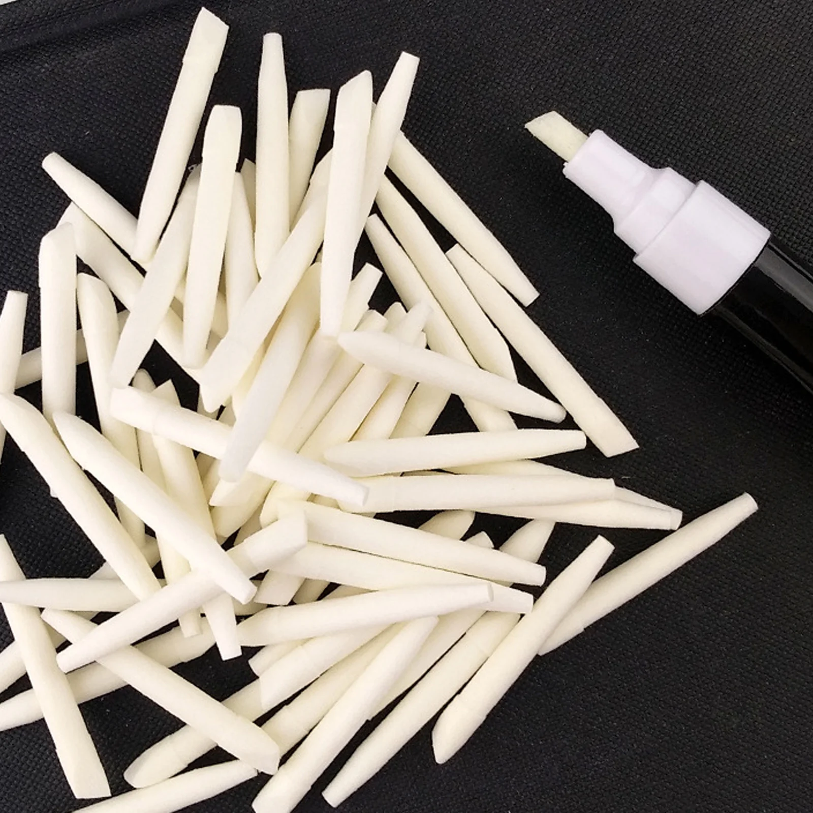 25Pcs Paint Pen Nibs Refillable Pen Points Premium Fiber Material Suitable for Various Occasions Home Office School