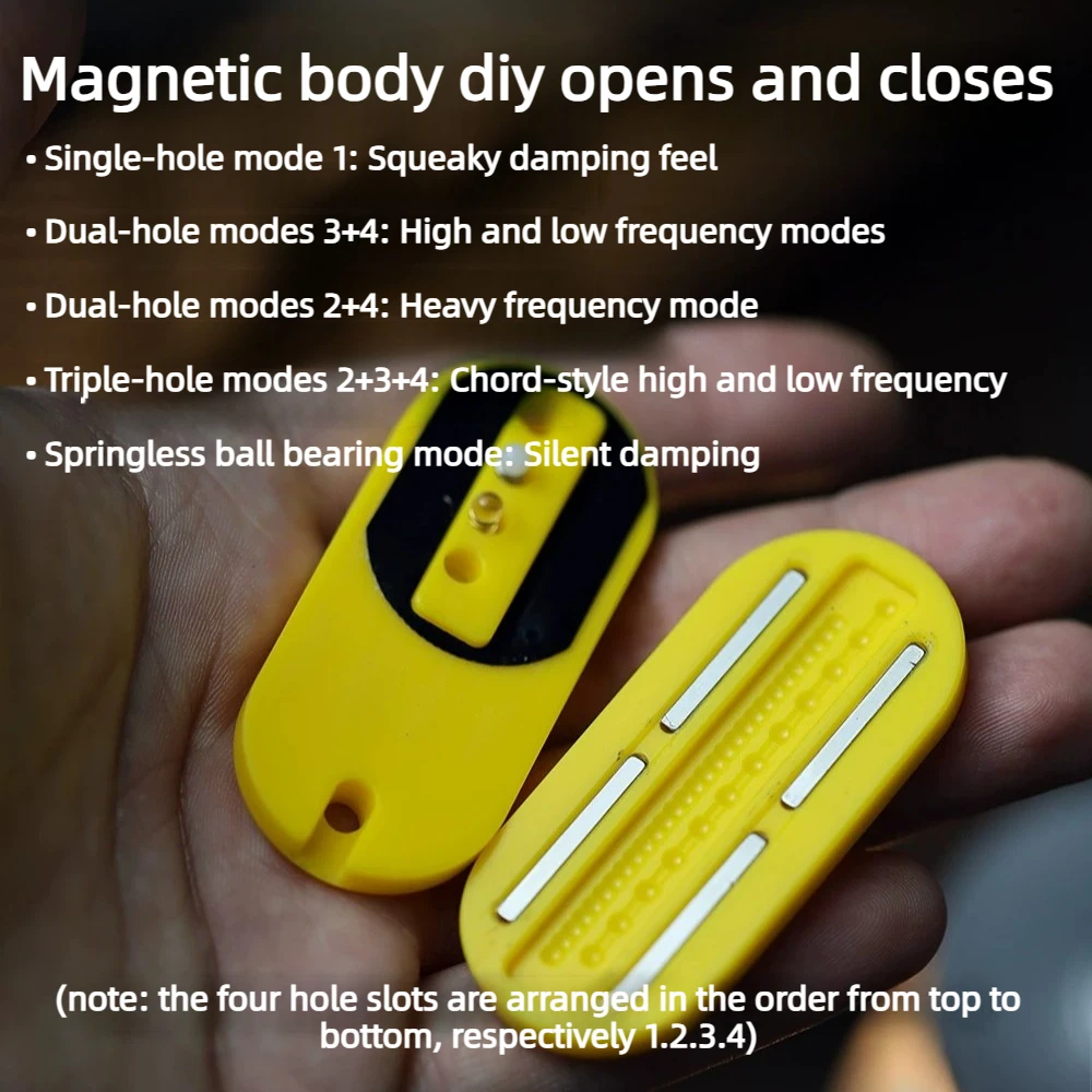 GAO EDC Cheese Long Wind Multi-track Mechanical Hand-feel Magnetic Straight Push Dense Section Card Pushing Decompression Toy