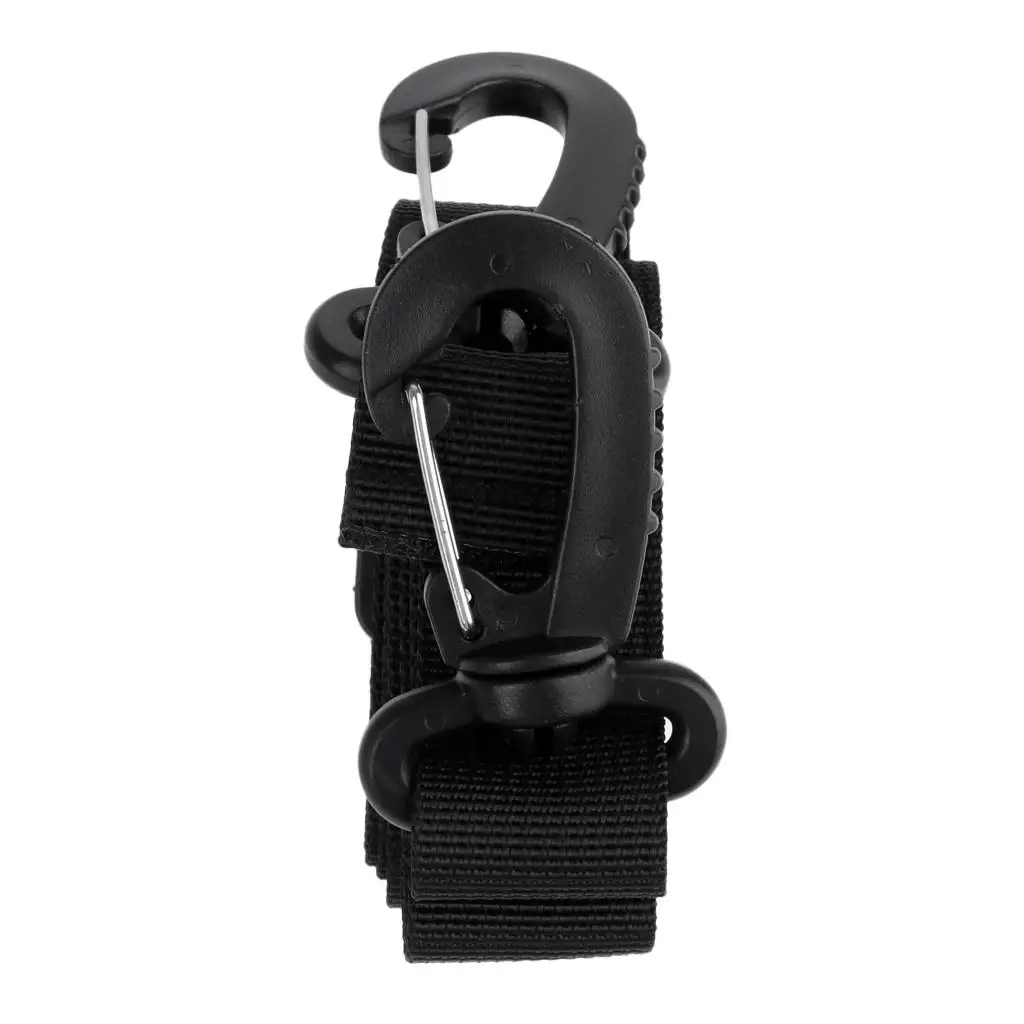 Sangle en nylon multi-usage avec boucle de tension, accessoire léger pour sacs à dos de camping, sacs d'équipement et bâches