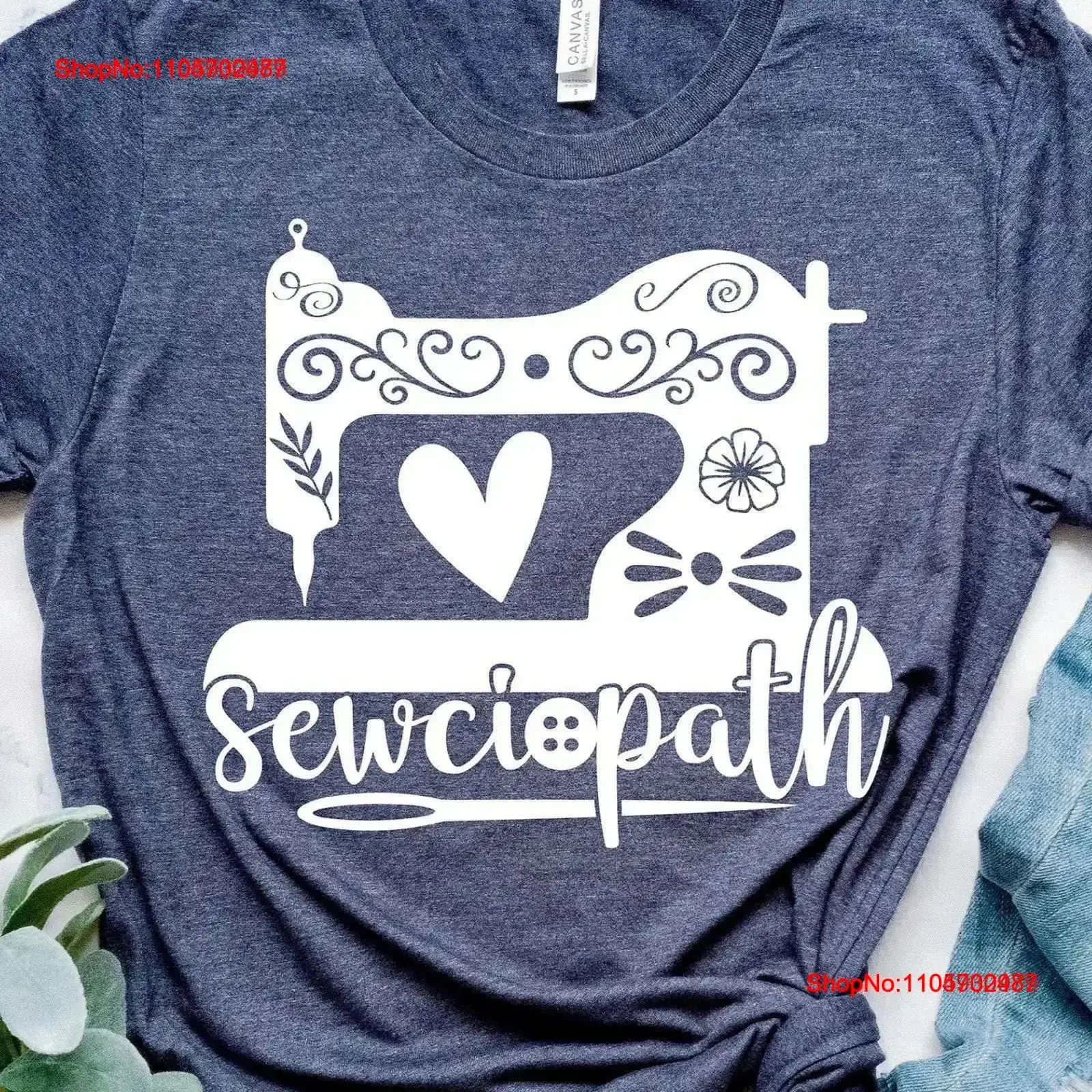Sewing T Shirt Funny Mom Mothers Day Sewciopath Quilter Tailor Mama Crafting Lover vintage Washed Slightly streetwear vintage