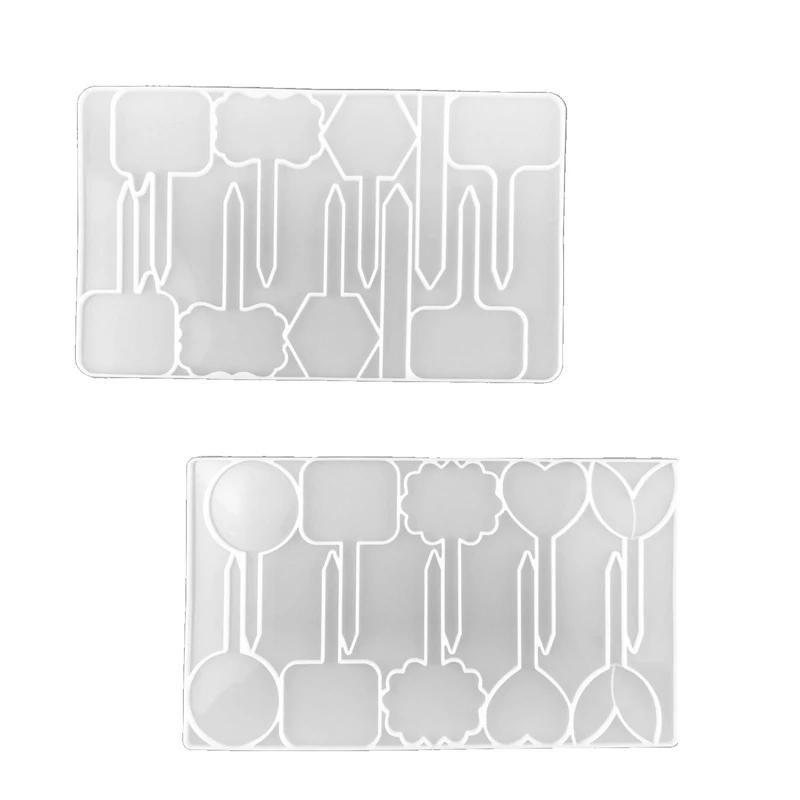 

Plant Labels Resin Molds,2PCS Garden Tags Silicone Molds For Resin ,Epoxy Resin Molds Silicone For Nursery Garden Labels