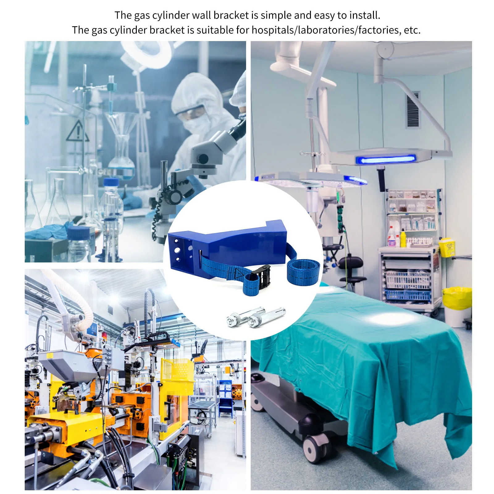 Кронштейн газового баллона, настенный газовый баллон из АБС-пластика с крепежным держателем ремня для инструмента для дома на колесах