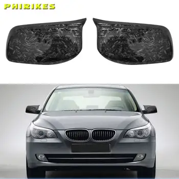適用於BMW5系E60 E61 E63 E64(2004-2008)520i 525i 528i 528xi 530i的碳纖維/黑色後視鏡蓋 10 最佳銷售 BMWE60後視鏡蓋 - №5