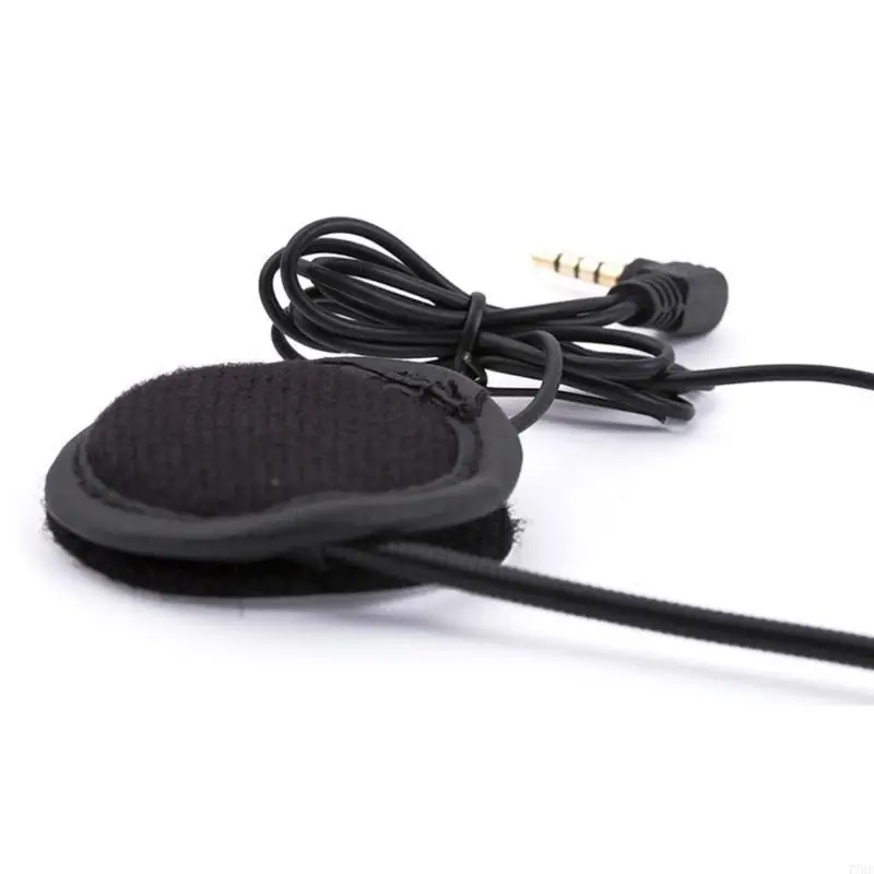 

77HF Motorcycle Helmets Communication Headset with 3.5mm Microphone Speaker Universal Helmets Sound Accessories for V4