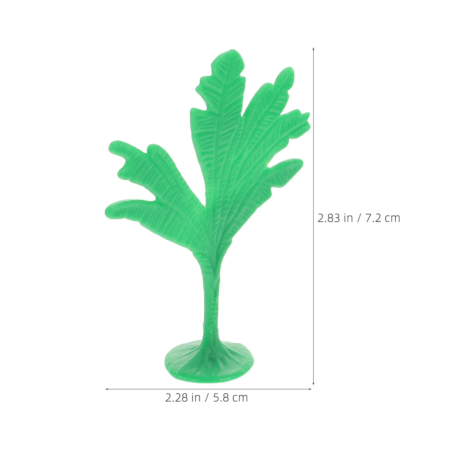 50 قطعة أشجار المناظر الطبيعية المصغرة شجرة الموز الصغيرة DIY بها بنفسك قطار مشهد طاولة الرمل الديكور النباتات الاصطناعية الحرفية #5