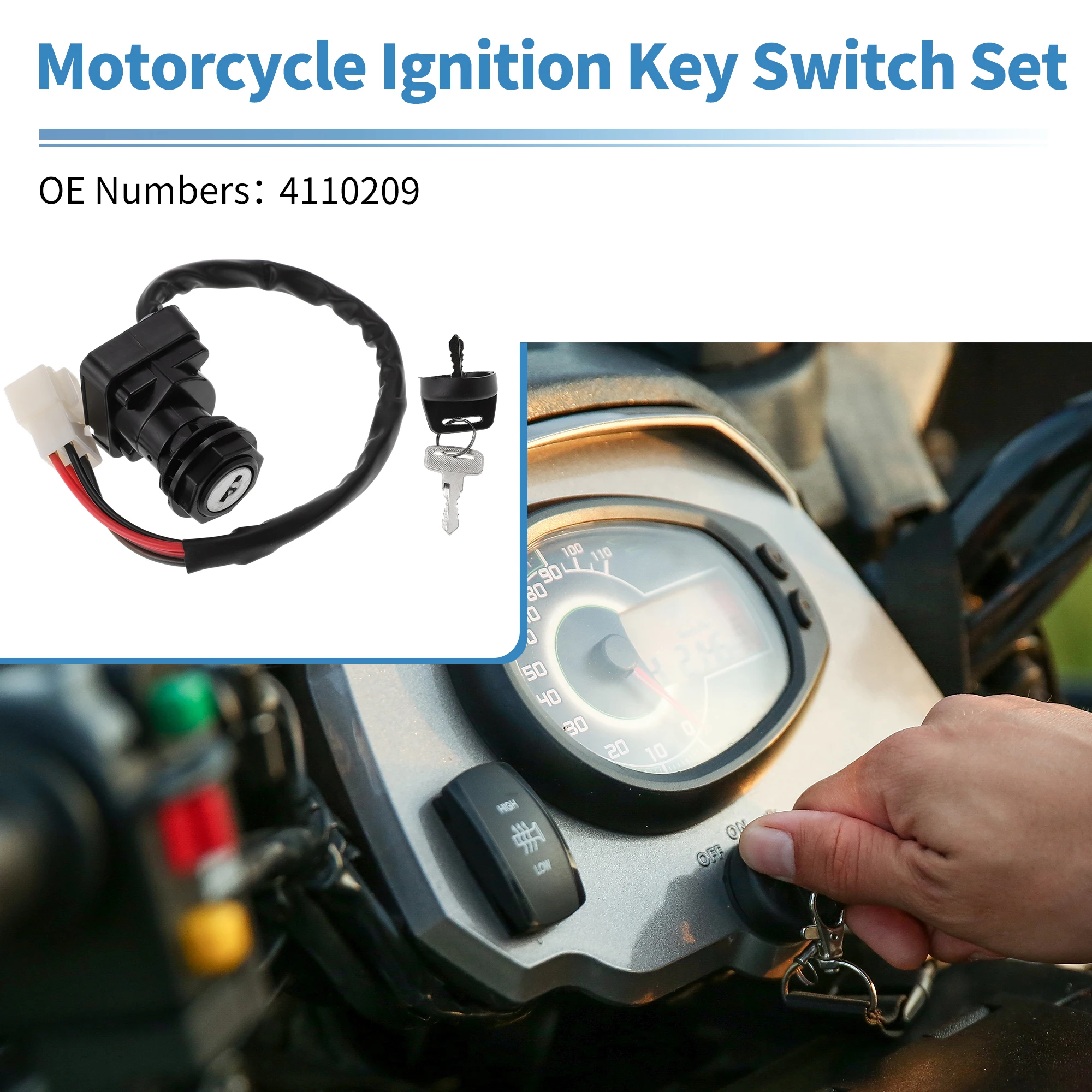 

X Autohaux ключ зажигания No 4110209 для Polaris Big Boss 400L 1997 г.