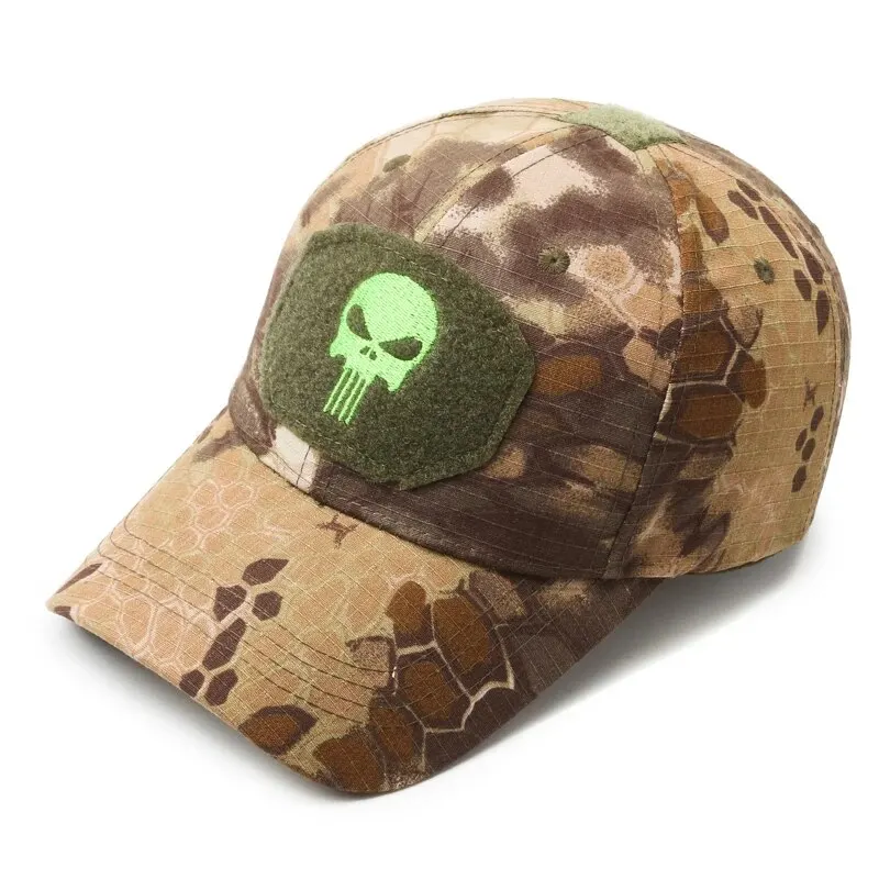 Hat Male Spring And Autumn Outdoor Sunscreen Sunhat Korean Tide Youth Camouflage Cap Spring And Autumn Middle-Aged Baseball Cap