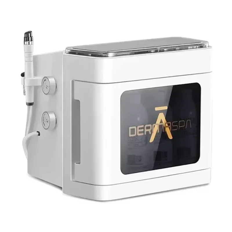 Portable Hydro Dermabrasion Salon Equipement New Dermaspa Aqua Peel Small Bubble Facial Machine