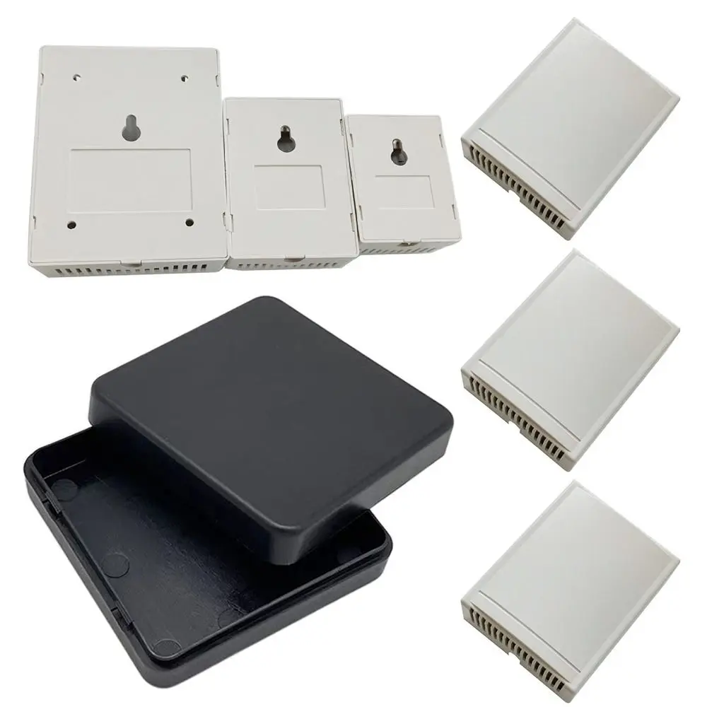 ABS Plastic DIY Housing Instrument Electronic Project Box Black Waterproof Circuit Board Box PCB 9 Styles Electric Supplies