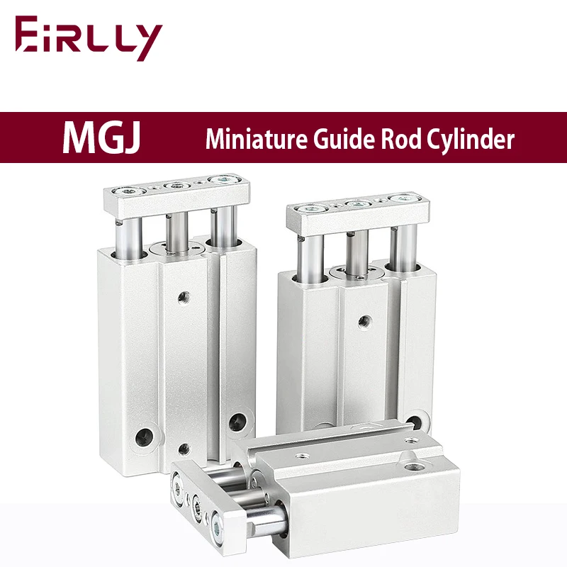 

MGJ series Miniature Guide Rod Cylinder MGJ6-5 MGJ6-10 MGJ6-15 MGJ10-5 MGJ10-10 MGJ10-15 MGJ10-20