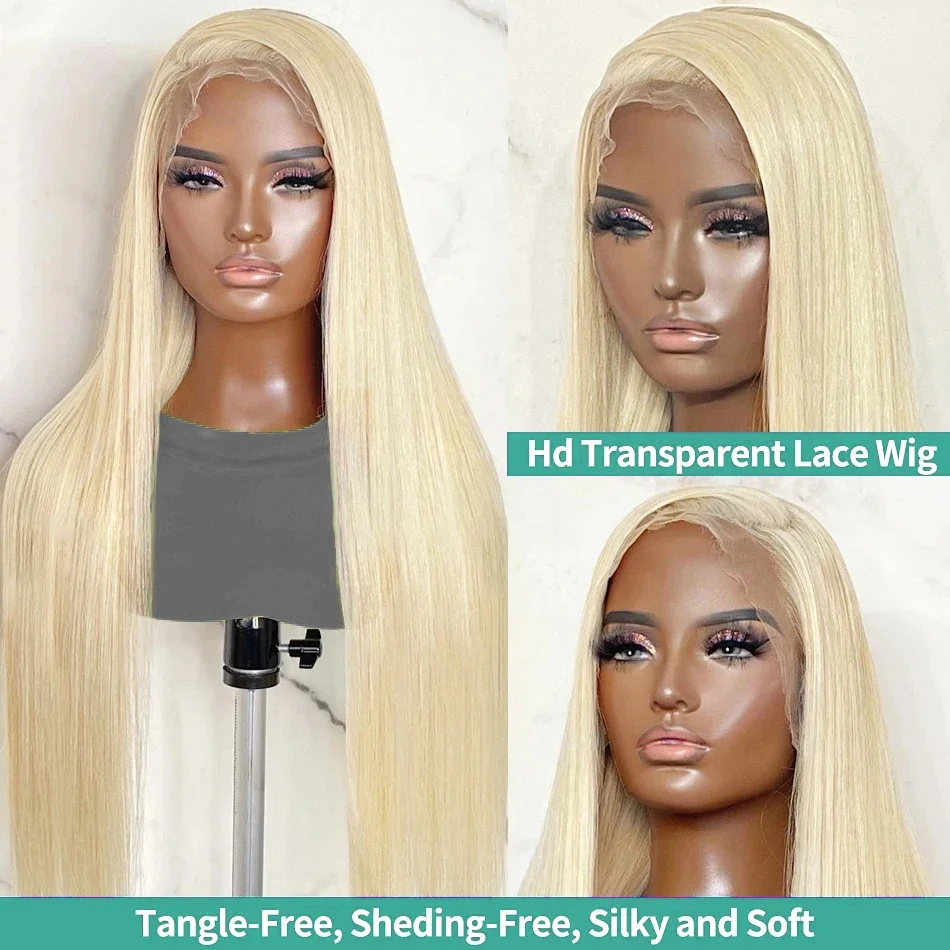 

13x6 Бразильские 613 Светлые парики из натуральных волос на кружеве для чернокожих женщин 13x4 Прозрачные кружевные фронтальные парики Прямые цветные волосы