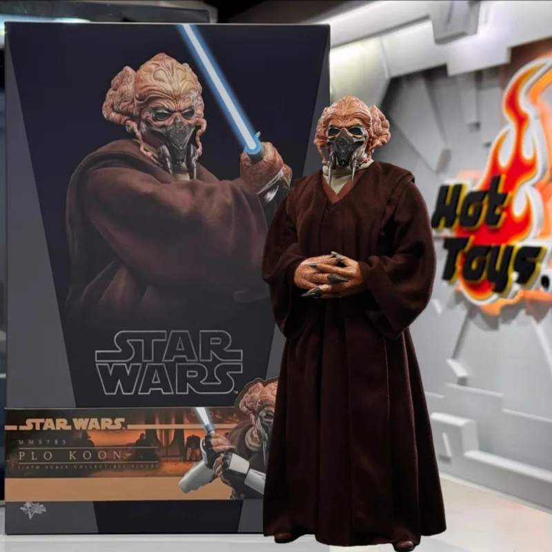 

В наличии оригинальные фигурки Hottoys Ht 1/6 Mms785 Plo Koon, коллекционная модель игрушки из Star Wars: Episode III - Revenge Of The Sith.