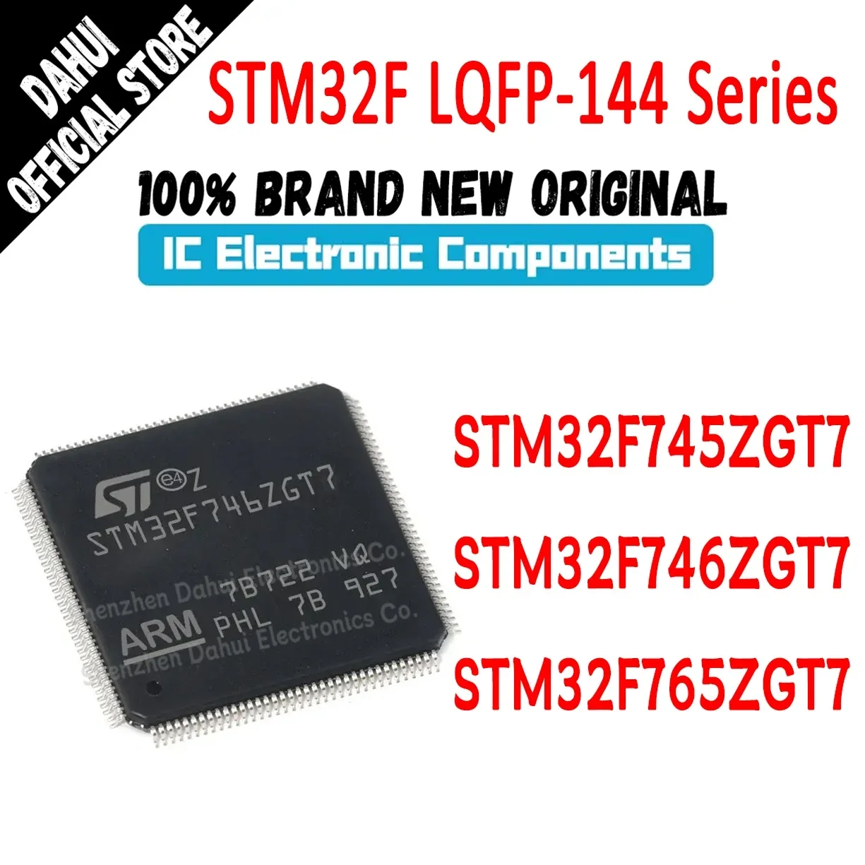 

(1Piece) 100% New Original STM32F745ZGT7 STM32F746ZGT7 STM32F765ZGT7 STM32F745ZG STM32F746ZG STM32F765ZG IC MCU Chip LQFP-144